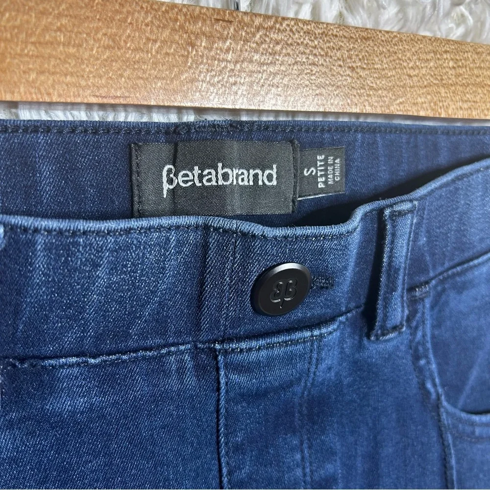 Betabrand Yoga Denim Crop jeans stretch high rise size small petite - Picture 6 of 6